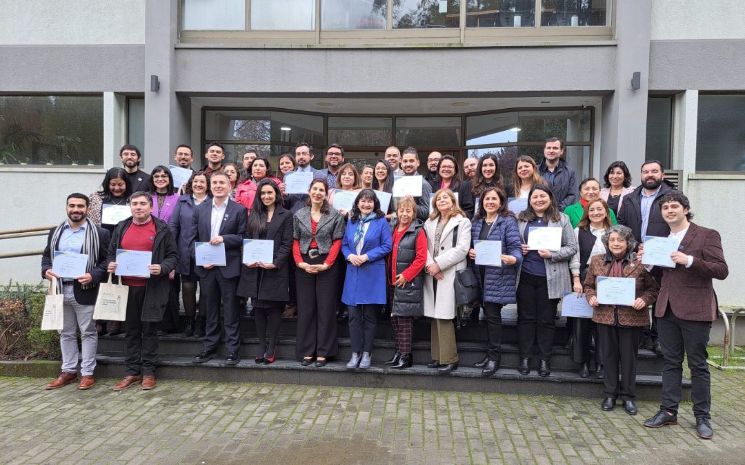 Participantes del Diplomado Vinculación con el Medio y Gestión del Voluntariado recibieron su certificado